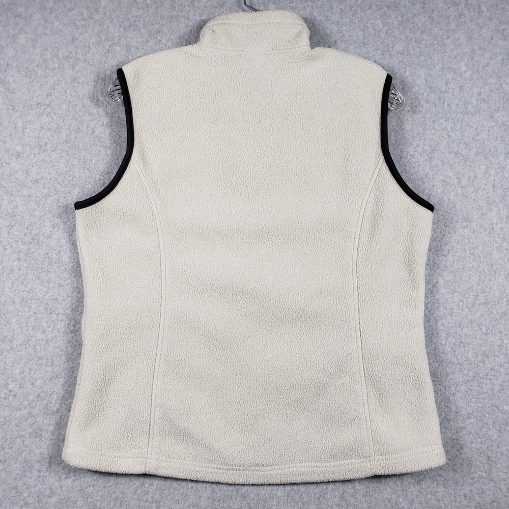 REI Womens Vest Fleece Full Zip Large Cream Sherpa Outdoor Hiking Gorpcore - Picture 3 of 12
